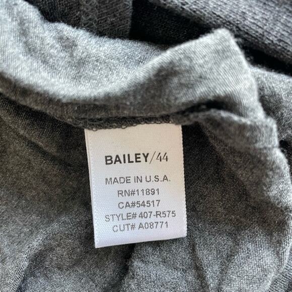 Bailey 44 Anastasia Gray Wool Blend Turtleneck Long Sleeve Sweater Dress Small - Picture 11 of 14